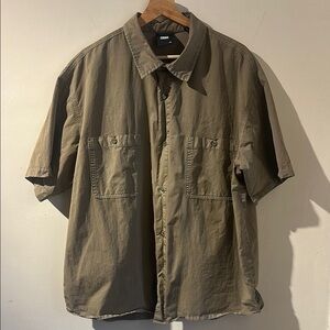 Kith Olive Green Button-Up Shirt